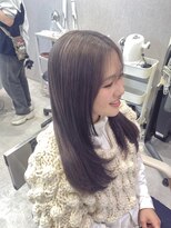 アッシュ 高津店(Ash) 顔まわりレイヤーの上品ロング