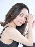 ミディアムボブ×レイヤー