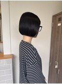 20代30代40代◎暗髪ツヤボブ