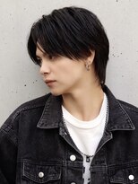 エイド 本店(aid) ナチュラルラウンドセンターパートウルフニュアンスショート