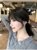 顔周りレイヤーカットで横顔も美しく!【前髪・後れ毛カット】