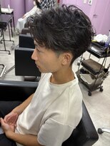 アヴァンス 難波店(AVANCE.)&nbsp;【松元担当】ビジカジショート×フェザーパーマ