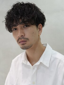 バイフィフス 原宿/表参道(by fifth) シャドウパーマルーズパーマスパイラルパーマメンズマッシュ