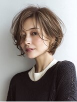 ハーツ(Heart's)&nbsp;◇大人可愛い20代30代40代50代前下がりショートボブ丸みショート