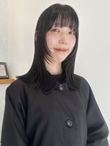 ニール 名古屋 伏見 丸の内(NEELU)&nbsp;【NEELU_misa】顔周りレイヤー 地毛風ブラック