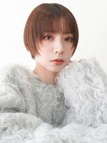 ドーチェ 瓢箪山(DOCHE)&nbsp;顔回りレイヤー×大人ショート×ミルクブラウン