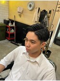 リバースセンターパートニュアンスパーマニュアンスウルフダウR