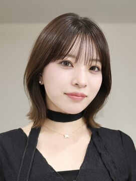 オーラ オモテサンドウ(Aura omotesando) 顔まわりレイヤーのくびれボブ