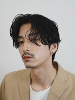 レタッチバイフィフス(RETOUCH by fifth)&nbsp;センターパート×ルーズパーマ