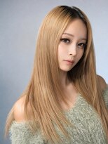 アッシュ 桜木町店(Ash)&nbsp;横浜桜木町 髪質改善 縮毛矯正◎艶髪ハイトーンベージュロング