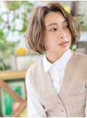 *bliss上尾*外国人風カラー×くせ毛風カールゆるかわボブa