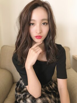 チョビー 銀座(chobii) [桜井]イルミナカラー デジタルパーマグレージュカラー