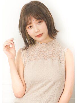 ルエ(rue) 【rue京都】☆大人可愛い小顔前下がり外ハネブランジュボブ☆