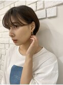 【F.】耳かけマッシュショート×シースルバング