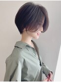耳掛けショート/ハンサムショート/20代/30代/40代/白髪染め/ボブ