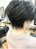 先細りショートボブ