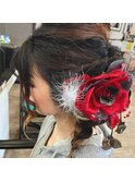【札幌平岡　ヘアセット(サイド編み下ろし)】　五十嵐美穂