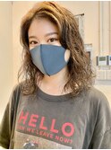 【kanami】ミディアムウェーブパーマ