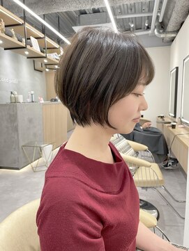 ロンドプロフィール 浦和(Lond profil) グレージュ　丸みショート