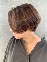 スウィープ 平尾(sweep)&nbsp;30代40代50代中村アンさん風前下がりショート前髪なし