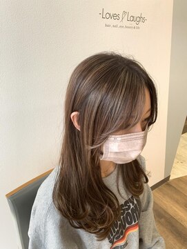 ザ ラブズ ラフズ ヘアー 本店(the loves laughs hair) 淵上式#大人のハイライト♪