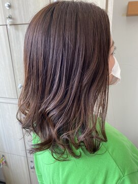 エス ハート オブ ヘアー 名東店(Heart of HAIR) 【ES 佐藤】 Spring Style #40 センターパートウェーブ巻き