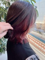 イヤリングカラー/マゼンタピンク/大人のインナーカラー/735