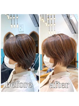 ロンド レグリーズ 立川(Lond leglise) 【山方 直也】グレージュカラー×マッシュショート×美髪