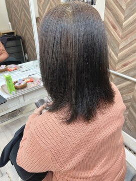 ヘアメイクゼロ 坂戸駅前店(hairmake zero) カット+酸性ストレート+ケラウオーターTR
