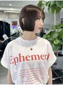 【RITZY】bob cut × natural beige