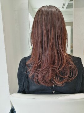 ファイブボックスヘアー 広島(five vox hair) エイジングケアカラー　オレンジベージュ