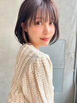 エイミー(Aimee) Aimee 町田 ニュアンスボブ×ココアベージュ