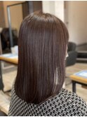 髪質改善トリートメントミルクティーベージュカラーくびれヘア