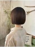 まるみボブ/内巻き/酸性ストレート