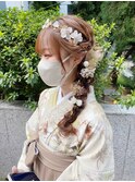 TAKAKOstyle☆袴　サイドあみおろし