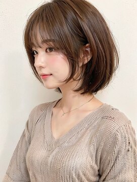 ダンケ(Danke) 大人可愛い小顔前下がりボブ×ナチュラルボブ×ミニボブ20代30代