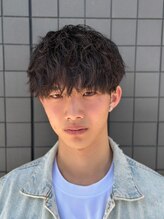 レイグロー バイ ヘッドライト 東海店(RAYGLOW by HEADLIGHT) マッシュ×波巻きツイストスパイラル