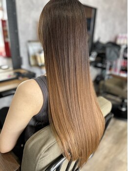 ラフメイカー(Laugh maker.)の写真/【西区西野/Pあり】自然だけど最高の手触りと艶を実感-ダメージレス髪質改善ストレート-