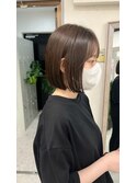 地毛風ストレートボブ