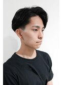 メンズカットニュアンスパーマダークアッシュ1002