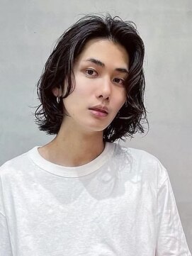 フィフス トウキョウ (fifth TOKYO) メンズロングパーマ渋谷スパイラルパーマメンズボブウルフパーマ