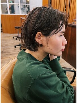 テテコケット(tete coquette) ３０代から６０代に人気。カジュアルボブにニュアンスパーマ