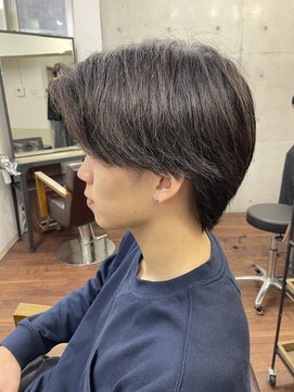メルシー トータル ブランディング サロン(merci TOTAL BRANDING SALON) メンズ 毛流れセンターパート