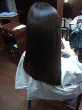 ロマネコンティ(romanee-conti) ケア縮毛矯正毛+ケアカラー