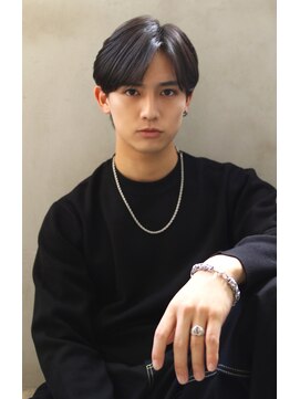 ロゼ 六甲道(ROSE) 【ROSE】メンズ＿センターパート＿マッシュ＿韓国