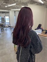 ガーランドウメダ(Garland umeda)&nbsp;【ブリーチなし】深みたっぷりのボルドーカラー♪  Sayaka