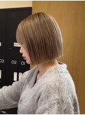 切りっぱなしボブ