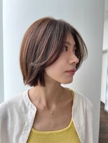 ザック ヴィ(ZACC  vie)&nbsp;顔周りレイヤー　ボブ　ナチュラル