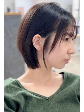 エメヘアデザイン ルイス(Aimer Hair Design Lewis) 大人ショートボブ/弘前市