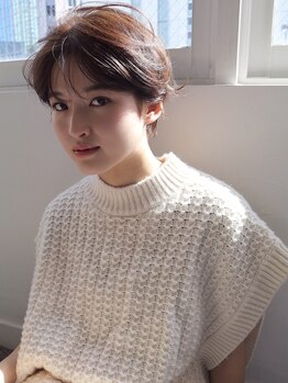 フィグバイアルテフィーチェ(fig by artefice)の写真/【西宮/ショートボブ】"ラフ"×"エッジ"絶妙なバランスで最先端のオーダーメイドショートボブSTYLEに―